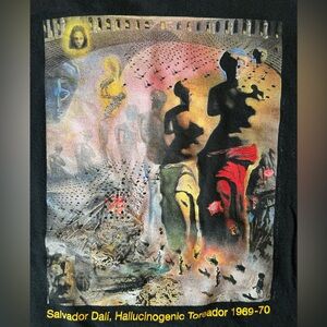 Salvador Dali Hallucinogenic Toreador 1969-70 black t shirt S Dali Museum